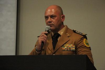 Comandante-Geral da PM apresenta aos policiais e Ã  sociedade resposta ao ataque de Guarapuava